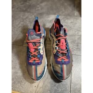NIKE REACT Element 87 VT2 Running Shoes Mens Sz 11.5 Red Orbit CJ6897-061